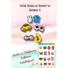 Birikiyedi 6'lı Jibbitz Terlik Süsü Araba,dolar,dambıl