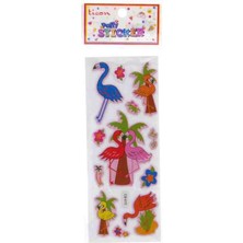 Ticon Sticker Puffy Kabartma Etiket 389473 Flamingo