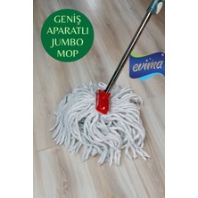 Özgürce Geniş Uçlu Ipli Tüm Vidalı Temizlik Mop Ucu, Pratik ve Dayanıklı