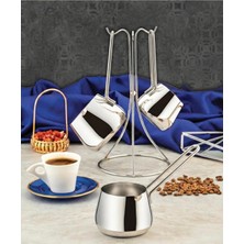 Feyza Design Harika Kahve Deneyimi Için Şık ve Dayanıklı Cezve Takımı