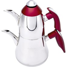 Feyza Design Violet Gold Orta Boy Çaydanlık - Şık ve Dayanıklı Tasarım