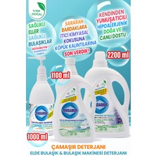 Rindamor %100 Doğal Bitkisel Elde Bulaşık-Makine Bulaşık-Lavanta Tüm Renkler Çamaşır Deterjanı Seti