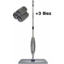 Özgürce Pratik Sprey Mop Seti + 3 Yedek Bez Hediye, Kolay Temizlik Çözümü