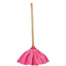 Özgürce Yumuşak Mikrofiber Havlu Paspas ve Ahşap Saplı Mop Ucu Takımı