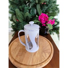 Feyza Design Şık Soft Gri French Press - 500 Ml, Kahve ve Çay Demleme Şıklığı