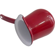 Feyza Design Ebru Metal Emaye Nostalji Cezve No:4, Şık ve Dayanıklı Tasarım