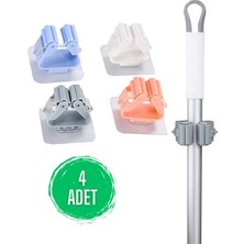 Özgürce Pratik Temizlik Fırça ve Süpürge Asma Aparatı, Mutfak ve Banyo Için