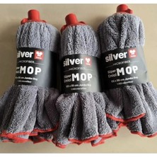 Özgürce Yumuşak Mikrofiber Mop Seti 105X55 Cm, 3'lü Paket, Temizlikte Kolaylık