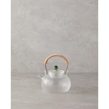 Feyza Design Şeffaf Borosilikat Demlik 600 Ml, Sağlıklı ve Dayanıklı Tasarım