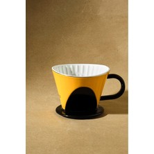 Feyza Design Sarı Renkli Hatır Dripper Kahve Demleme Ekipmanı