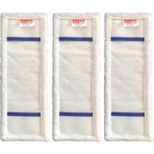 Özgürce 40 cm Yedek Duvar Mop Seti, 3 Adet, Pratik Temizlik Çözümü