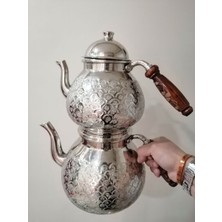 Feyza Design Klasik Bakır Çaydanlık, Zarif ve Dayanıklı Tasarım, Şık Mutfak Aksesuarı
