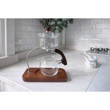 Feyza Design Otomatik Cam Manyetik Bitki Çayı Demliği, Pratik ve Şık Tasarım