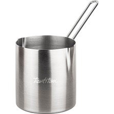 Feyza Design Paslanmaz Çelik Çift Ağızlı Silindir Cezve 1000ML, Şık ve Dayanıklı Tasarım