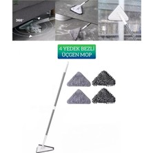 Funflex 4 Adet Üçgen Mop Yedek Bezi