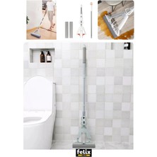 Funflex Sıkmalı Süngerli Yer Fayans Temizlik Tablet Mop Kelebek Paspas 1 Sınıf Kalite