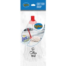 Özgürce Yumuşak ve Dayanıklı Pamuk Ipli Temizlik Mop Seti, 2'li Pakette