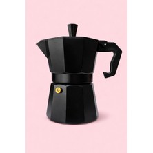 Feyza Design Retro Moka Pot 9'lu Kamp Kahve Çekirdeği Demliği Seti