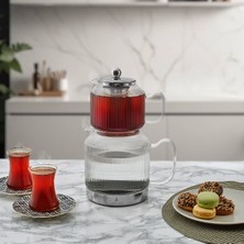 Feyza Design Large Cam Çaydanlık, Şık ve Dayanıklı Tasarım, Pratik Kullanım