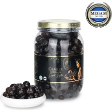 Elif Hanım Çiftliği 1 kg Gemlik Mega Siyah Zeytin ( Koruyucuz/ Katkısız - %100 Doğal)