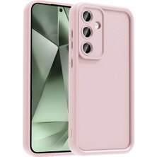 Sionel Galaxy S25 Fe Kılıf Kamera Korumalı Zore Ananas Kapak - Pembe