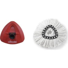 Özgürce Turbo Microfiber Paspas Yedek ve Üçgen Başlık Seti, Temizlik ve Şıklık Için