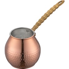Feyza Design El Yapımı Bakır Cezve 10 Cm, Geleneksel ve Şık Tasarım