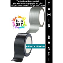 Wintoup #tamirbandı Suya Neme Küfe Toza Dayanıklı Çok Amaçlı Montaj Onarım Bantı 48 mm x 10 Metre Ikili Set