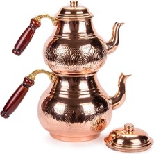 Feyza Design El Işçiliği Bakır Çaydanlık, Şık ve Dayanıklı Tasarım