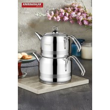 Feyza Design Paslanmaz Çaydanlık Takımı, Şık ve Dayanıklı Tasarım