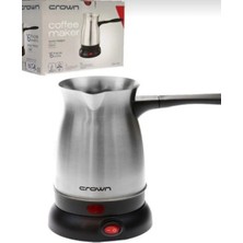 Feyza Design Pratik ve Şık Elektrikli Çelik Kahve Makinesi, Hemen Kullanıma Hazır