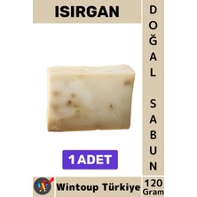 Wintoup #katısabun %100 Doğal Bitkisel El Yüz Saç Vücut Cilt Için Organik Isırgan Sabunu 120 Gram