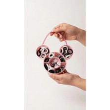 ArmoniaVital Mickey Mouse Figürlü Kız Çocuk Saç Aksesuar Seti - Kutulu Renkli Lastik Toka ve Mandal Toka Seti