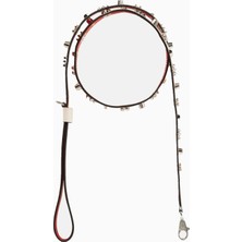 Christian Louboutin Loubileash Çivili Deri Tasarım Köpek Tasması