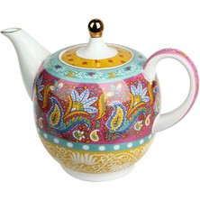 Feyza Design Eliana Bone China Desenli Porselen Çaydanlık 1300 ml