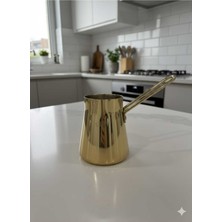 Feyza Design Titanyum Gold Cezve, Dayanıklı ve Şık Tasarım ile Kahve Keyfi