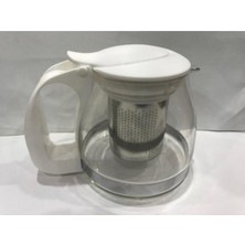 Feyza Design Şeffaf Cam Demlik 700ML, Estetik ve Fonksiyonel Çay Demleme Seti