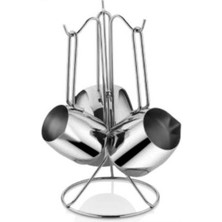 Feyza Design Paslanmaz Çelik 3’lü Hanzade Cezve Takımı, Güçlü ve Şık Tasarım