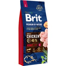 Brit Premium By Nature Storozal Brit Premium 15 kg By Nature Büyük Irk Yetişkin Köpekler Için, Tuk Etli Kuru Mama