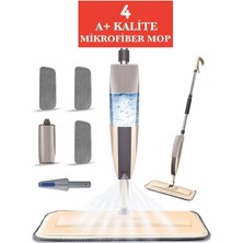 Özgürce Pratik Temizlik Seti 4'lü Sprey Mop ve Mikrofiber Başlıklar