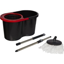 Özgürce Quantum Temizlik Seti: Kova, Teleskopik Sap ve Mop ile Kolay Temizlik