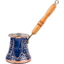 Feyza Design El Işlemeli Bakır Cezve, Erzincan, 5 Kişilik, Şık ve Dayanıklı