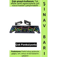 Wintoup #şınavbarı Kaymaz Çok Fonksiyonlu Omuz Sırt Kol Kas Gelişimi Dayanıklılık Pratik Ev Tipi Şınav Barı