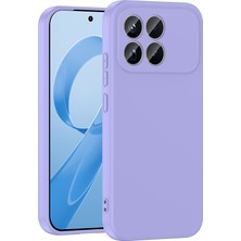 Büşra Ayhan Poco F8 Pro Kılıf Zore Mara Lansman Kapak - Lila