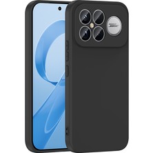 Büşra Ayhan Poco F8 Ultra Kılıf Zore Mara Lansman Kapak - Siyah