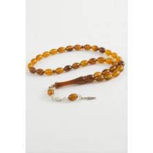 Zero Land Storozal Zeytin Şekilli Plastik Tesbih 8*11 mm - Mi