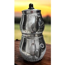 Feyza Design Paslanmaz Alüminyum Çaydanlık, Dayanıklı ve Şık Tasarım, Pratik Kullanım