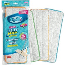 Özgürce 3'lü Mikrofiber Tablet Mop Yedeği Seti – Temizlik Için Uygun