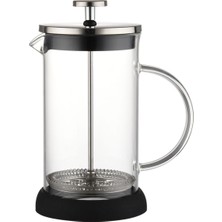 Feyza Design Şık 600 ml Cam French Press, Pratik ve Kullanışlı Kahve Demleme Aracı