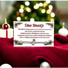 Bonicce Dilek ve Şans Bilekliği Orjinal Necef Taşlı Siyah Ipli